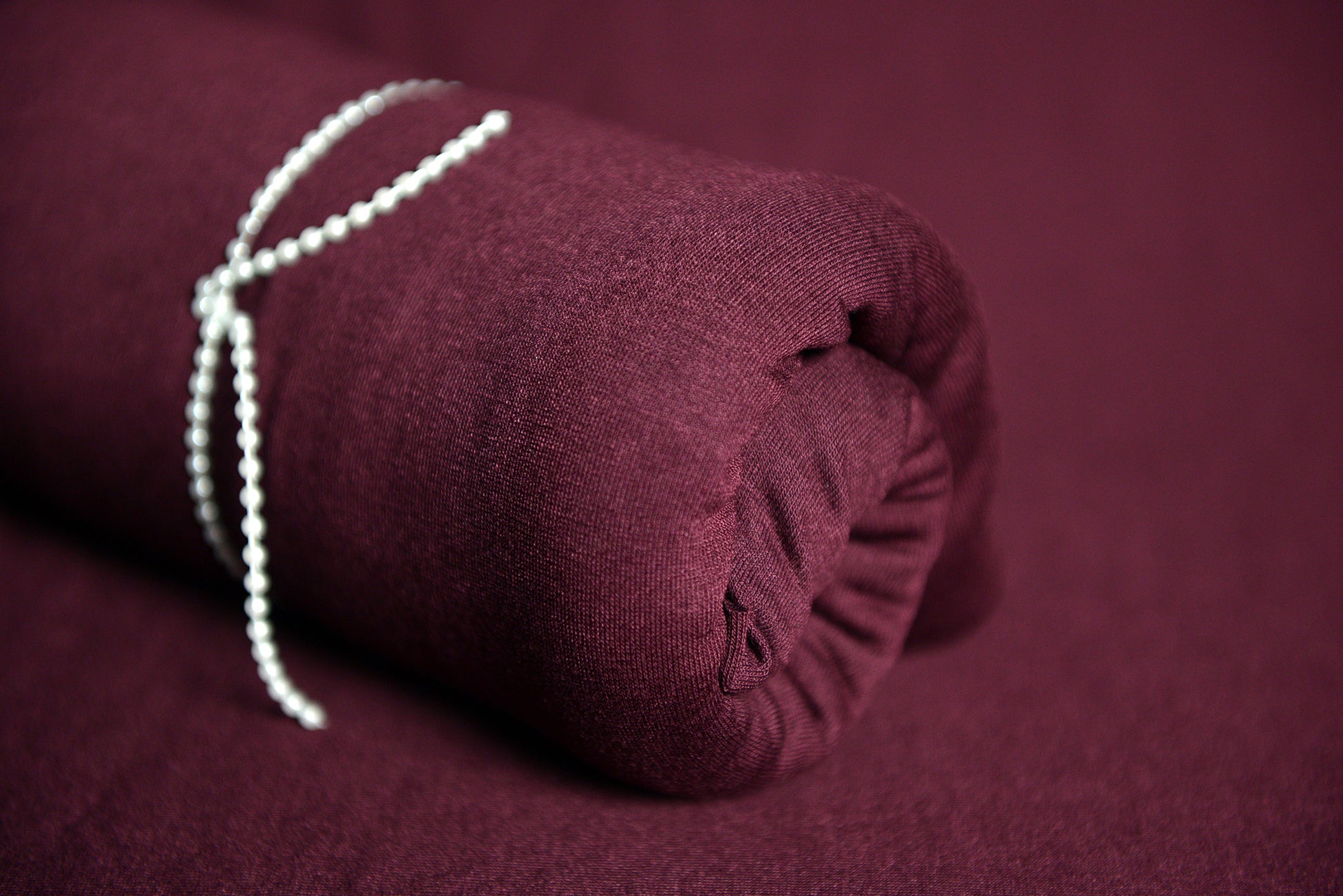 Bean Bag Fabric - Smooth - Burgundy-Newborn Photography Props