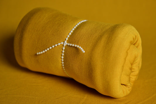 Bean Bag Fabric - Smooth - Mustard-Newborn Photography Props