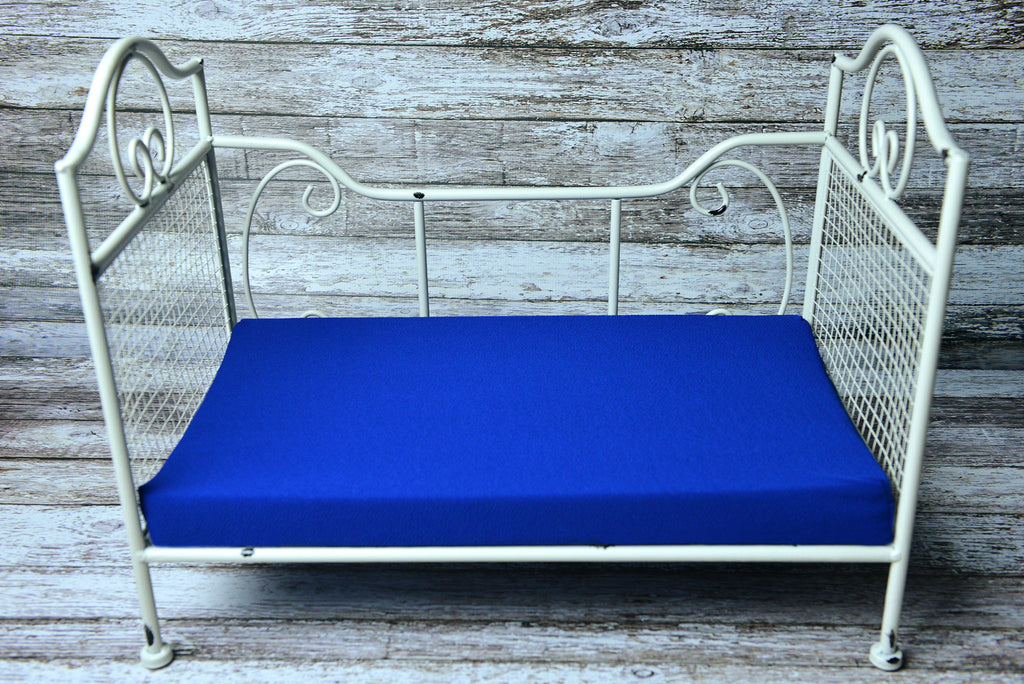 Mattress with Cover - Textured - New Navy-Newborn Photography Props