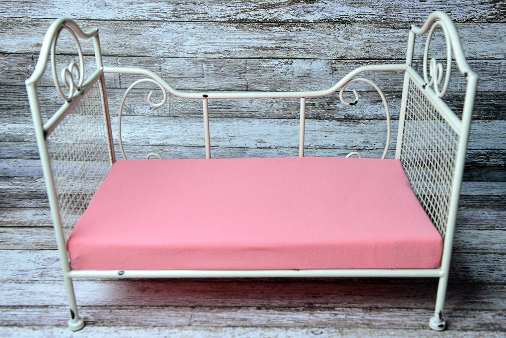 Mattress with Cover - Textured - Rose-Newborn Photography Props
