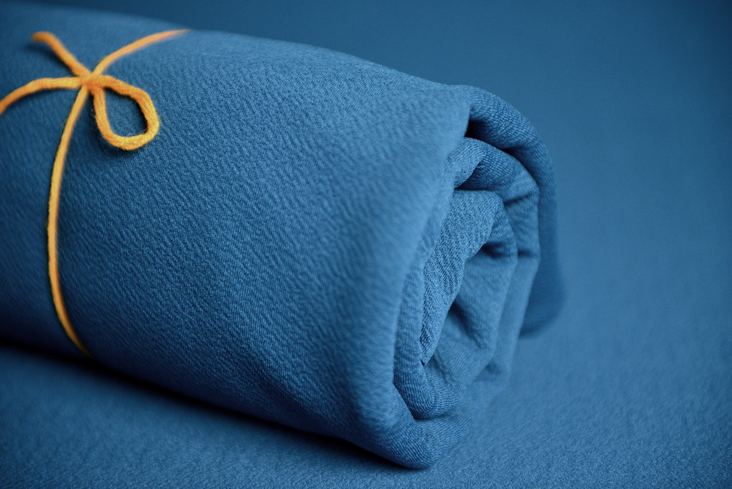 Bean Bag Fabric - Textured - Teal-Newborn Photography Props