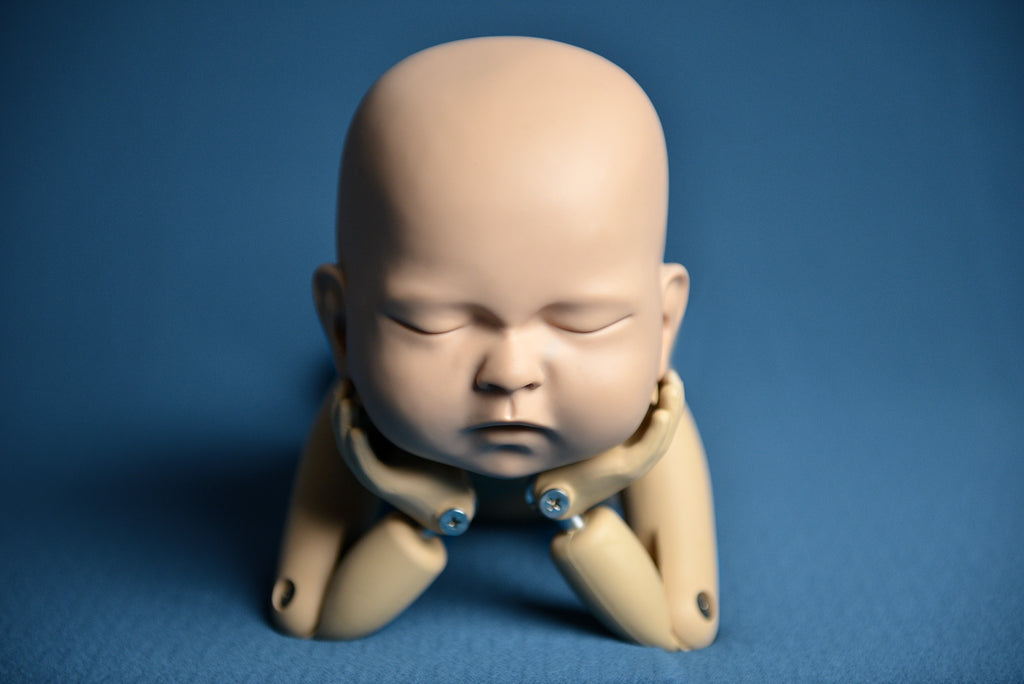 Bean Bag Fabric - Textured - Teal-Newborn Photography Props