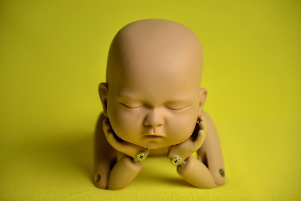 Bean Bag Fabric - Textured - Yellow-Newborn Photography Props