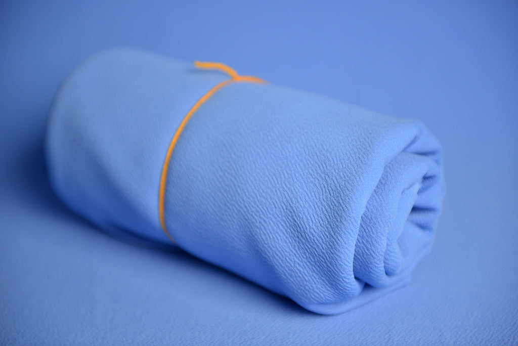 Bean Bag Fabric - Textured - Light Indigo-Newborn Photography Props