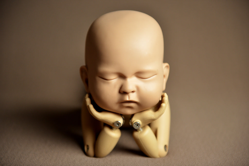 Bean Bag Fabric - Textured - Mocha-Newborn Photography Props