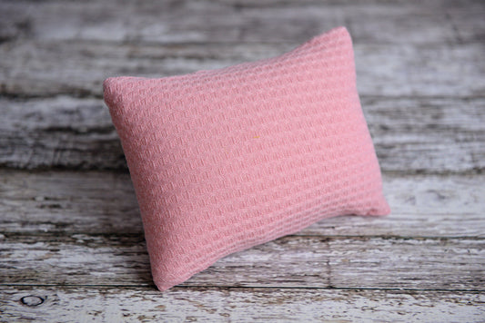 Mini Pillow with Cover - Perforated - Light Pink-Newborn Photography Props