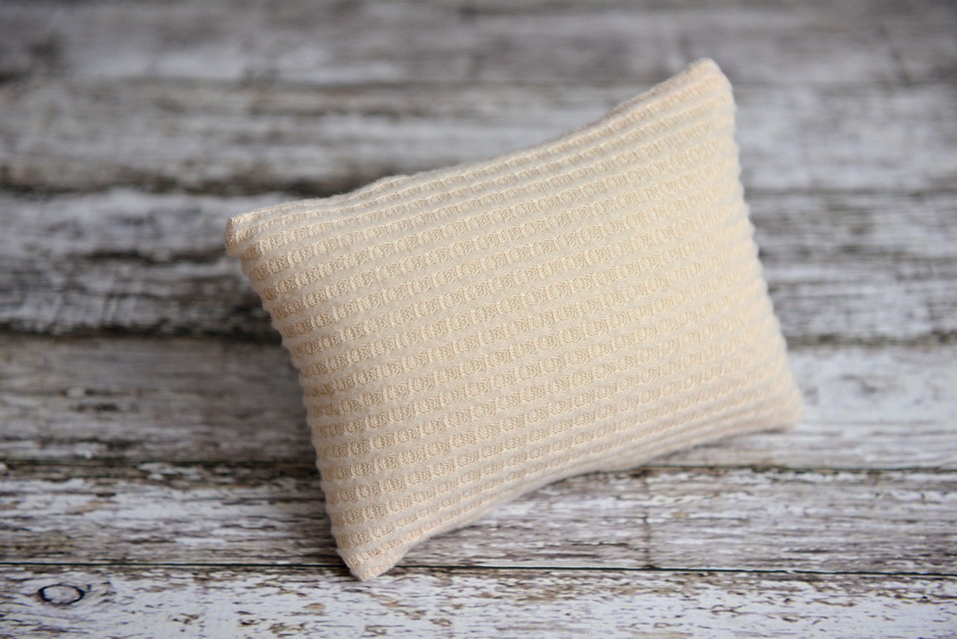 Mini Pillow with Cover - Perforated - Oatmeal-Newborn Photography Props