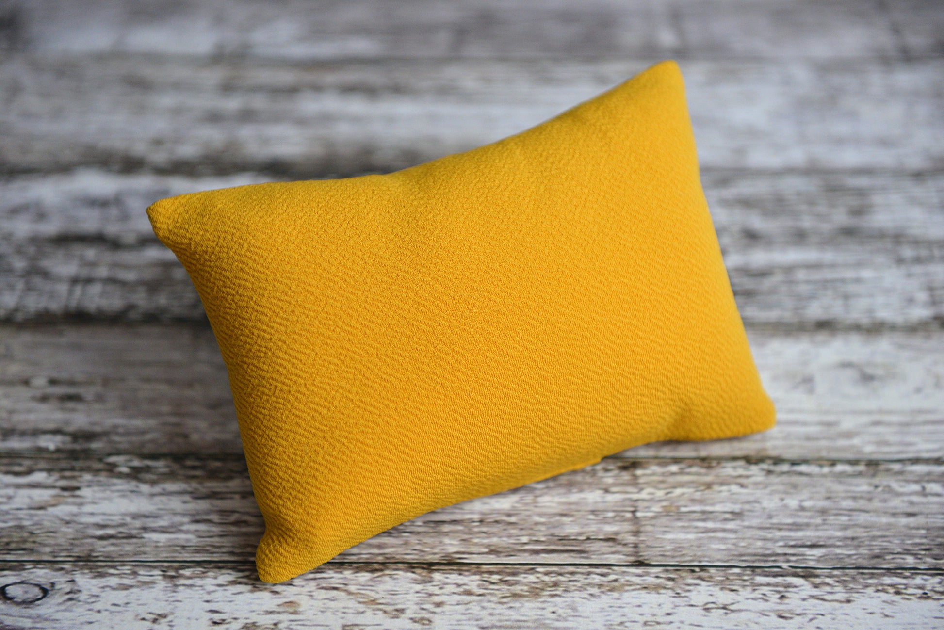 Mini Pillow with Cover - Textured - Mustard-Newborn Photography Props