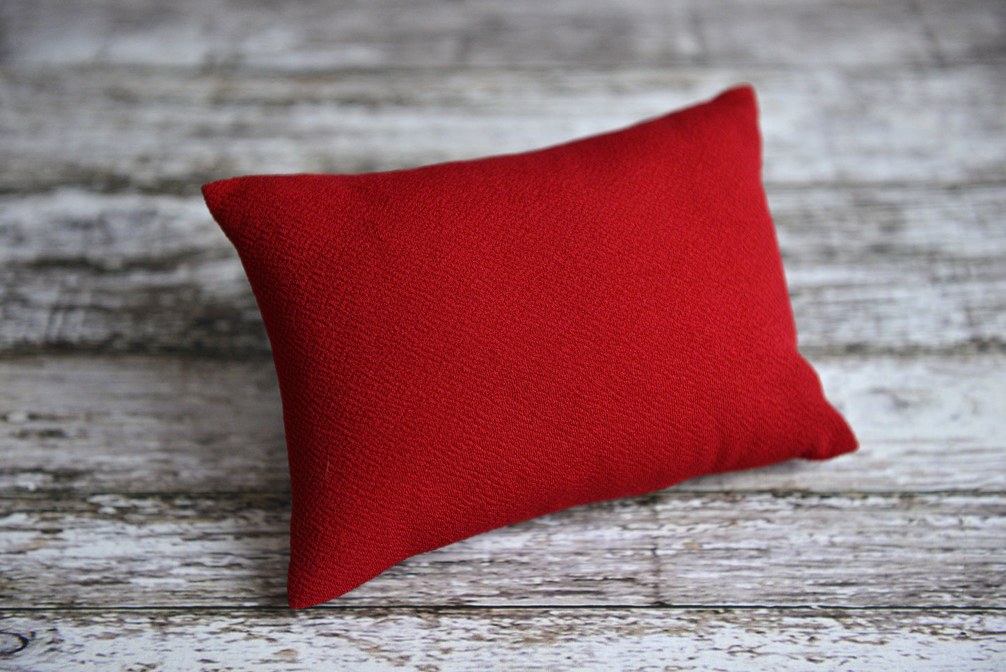 Mini Pillow with Cover - Textured - Red-Newborn Photography Props