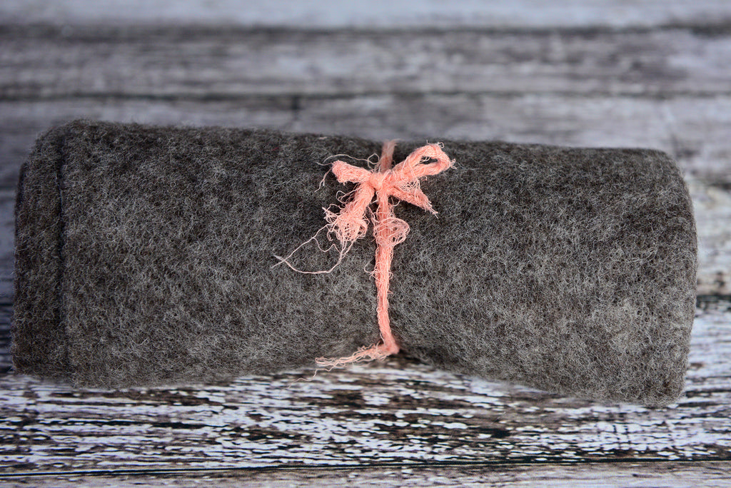 Wool Wrap - Dark Brown-Newborn Photography Props