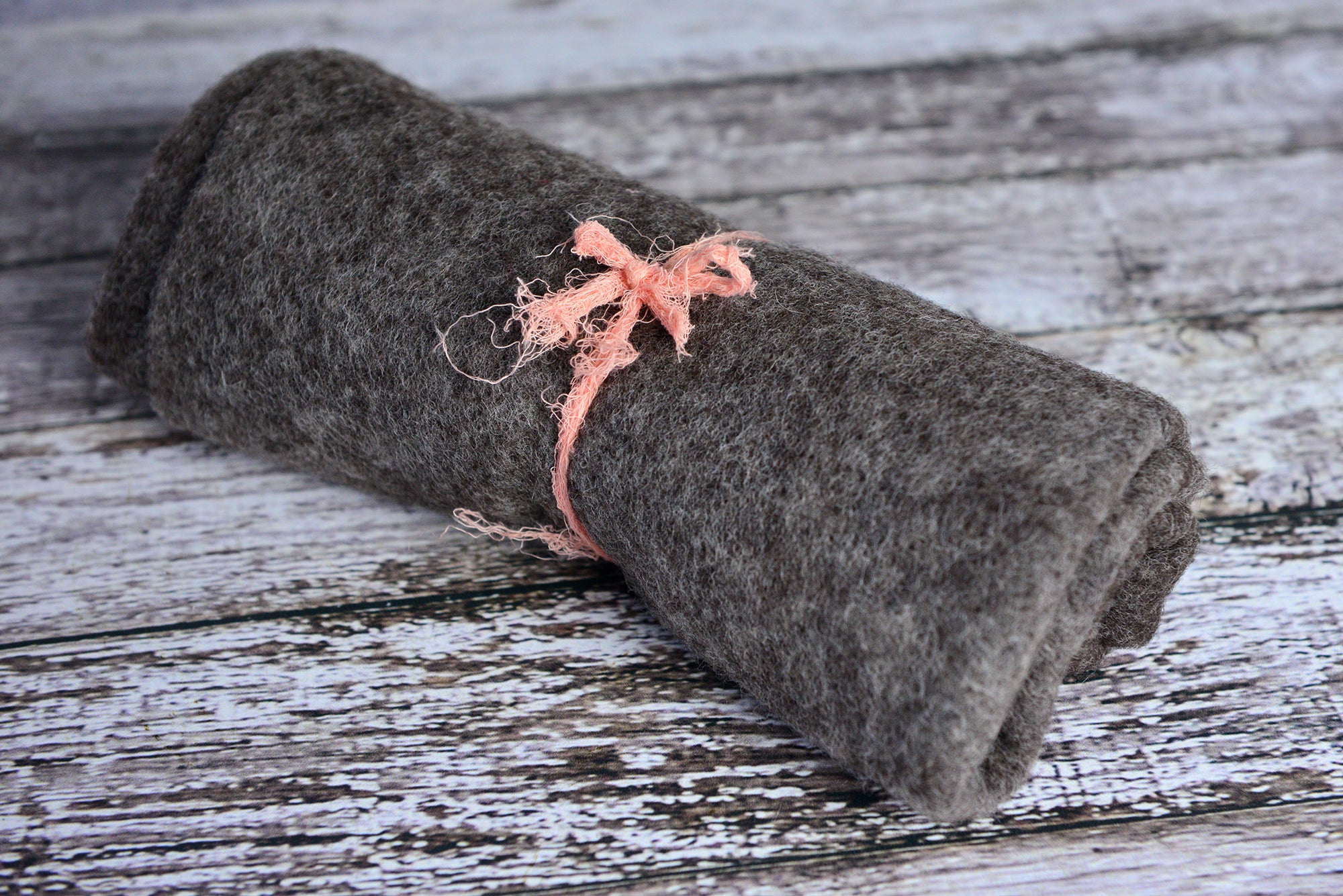 Wool Wrap - Dark Brown-Newborn Photography Props