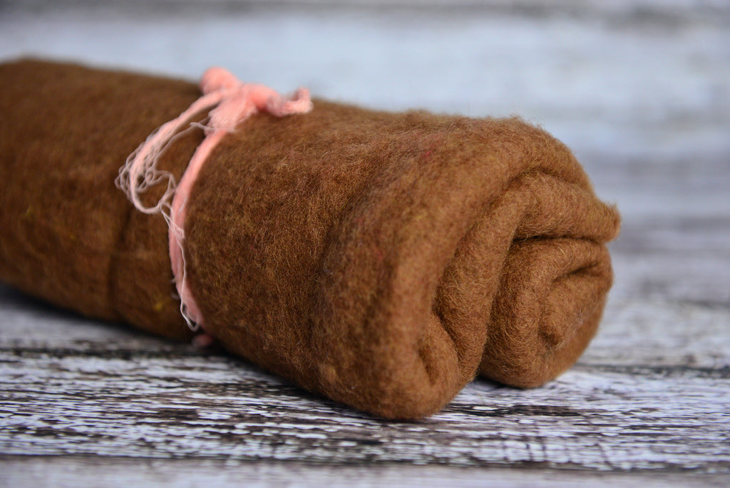Wool Wrap - Brown-Newborn Photography Props