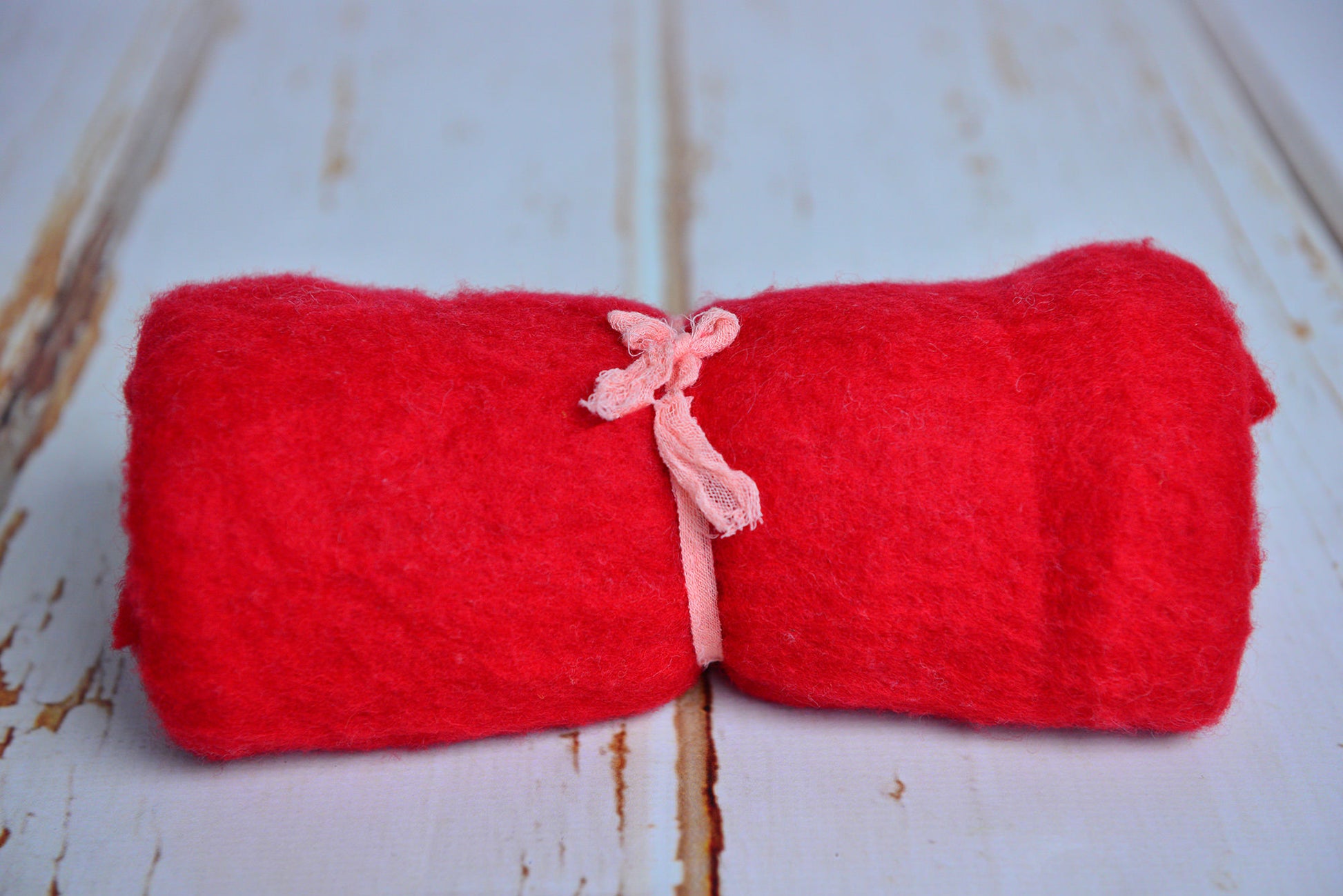 Wool Wrap - Red-Newborn Photography Props