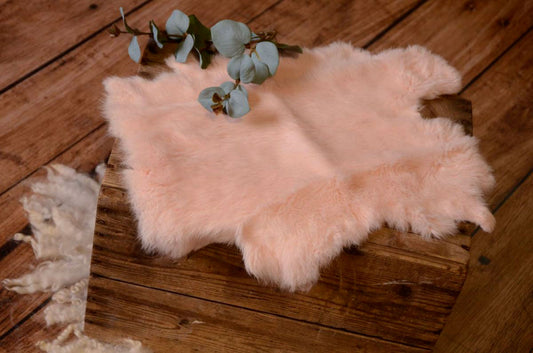 Rabbit Faux Fur - Baby Pink