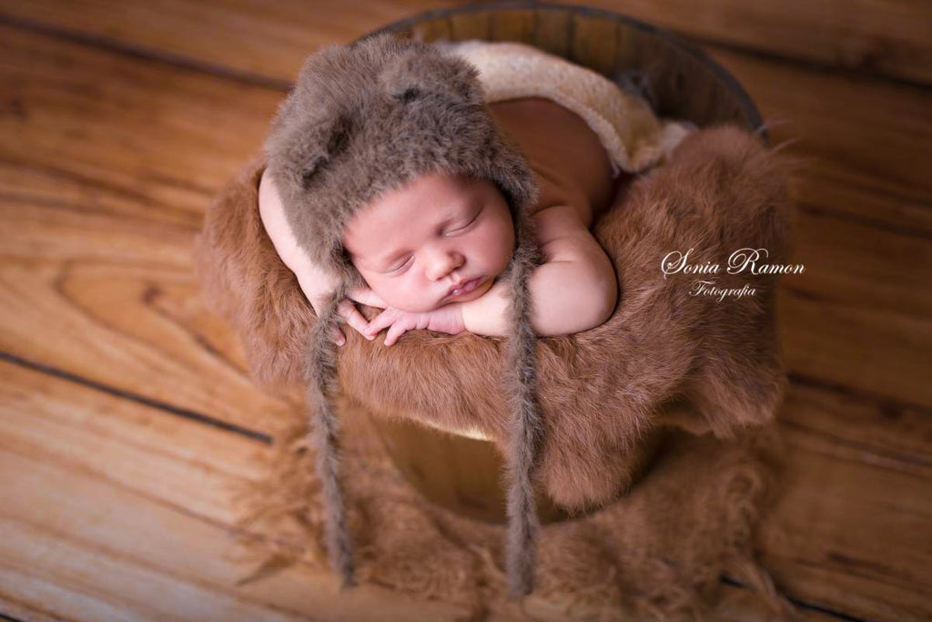 Rabbit Faux Fur - Coffee