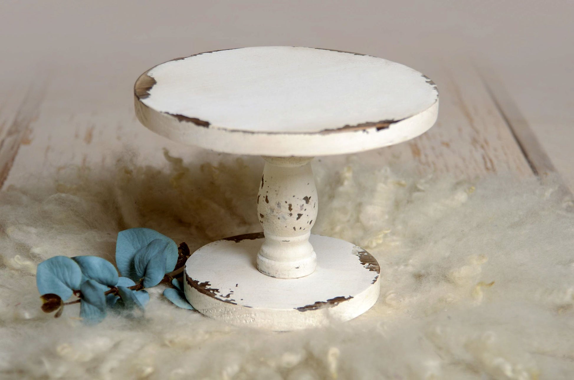 Wooden Rustic Cake Stand for Newborn Photography