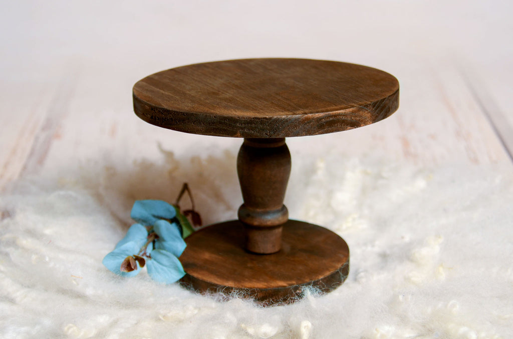 Wooden Rustic Cake Stand for Newborn Photography