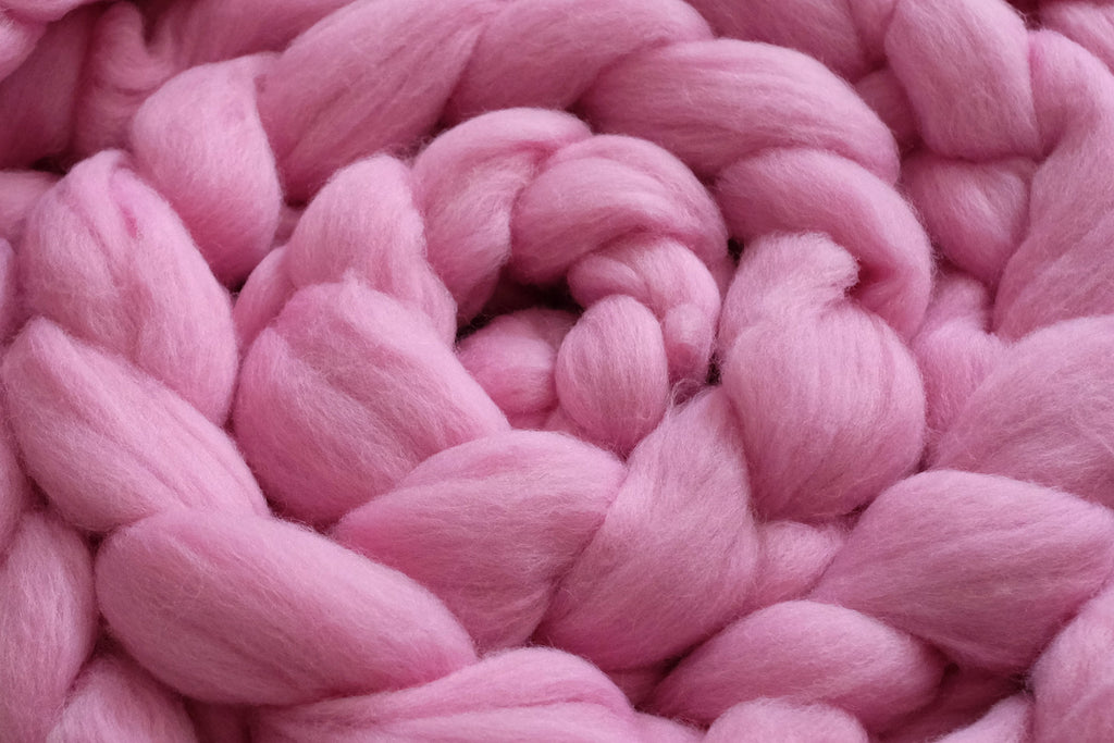 Wool Braid - Lotus Pink-Newborn Photography Props