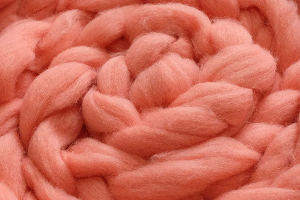 Wool Braid - Peach-Newborn Photography Props
