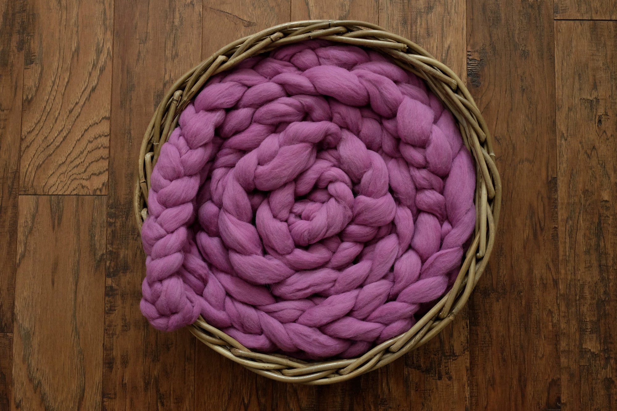 Wool Braid - Purple-Newborn Photography Props
