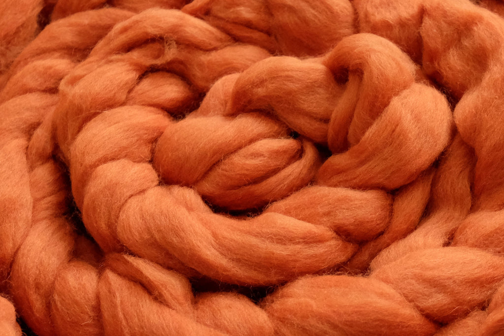 Wool Braid - Rust Red-Newborn Photography Props