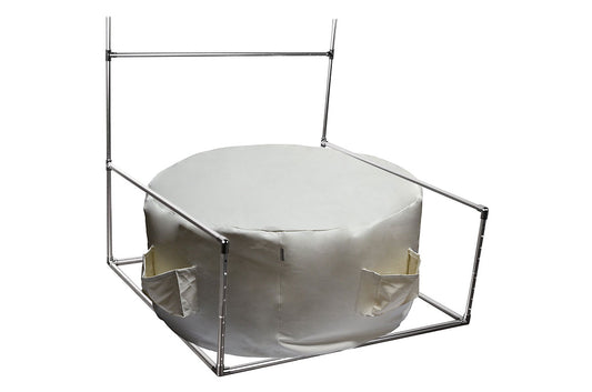 Aluminum Backdrop Stand ADJUSTABLE AND Posing Bean Bag 48in.