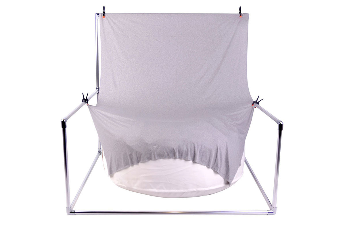 Fixed Square Backdrop Stand AND Posing Bean Bag 41in.