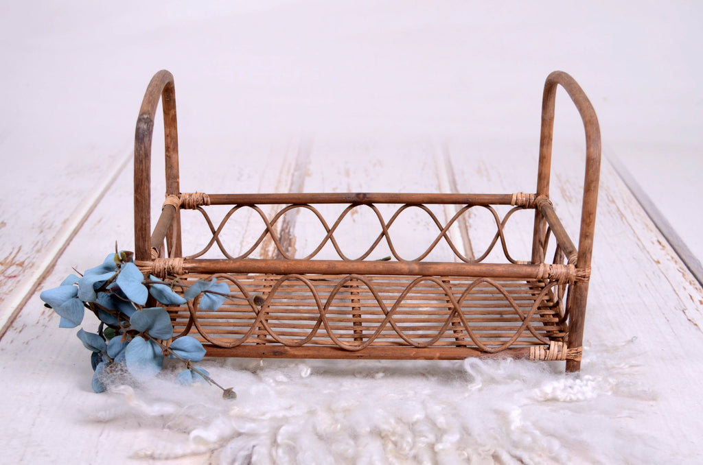 Rustic Rattan Bed - Model 2