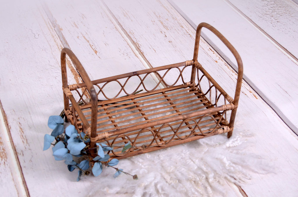 Rustic Rattan Bed - Model 2