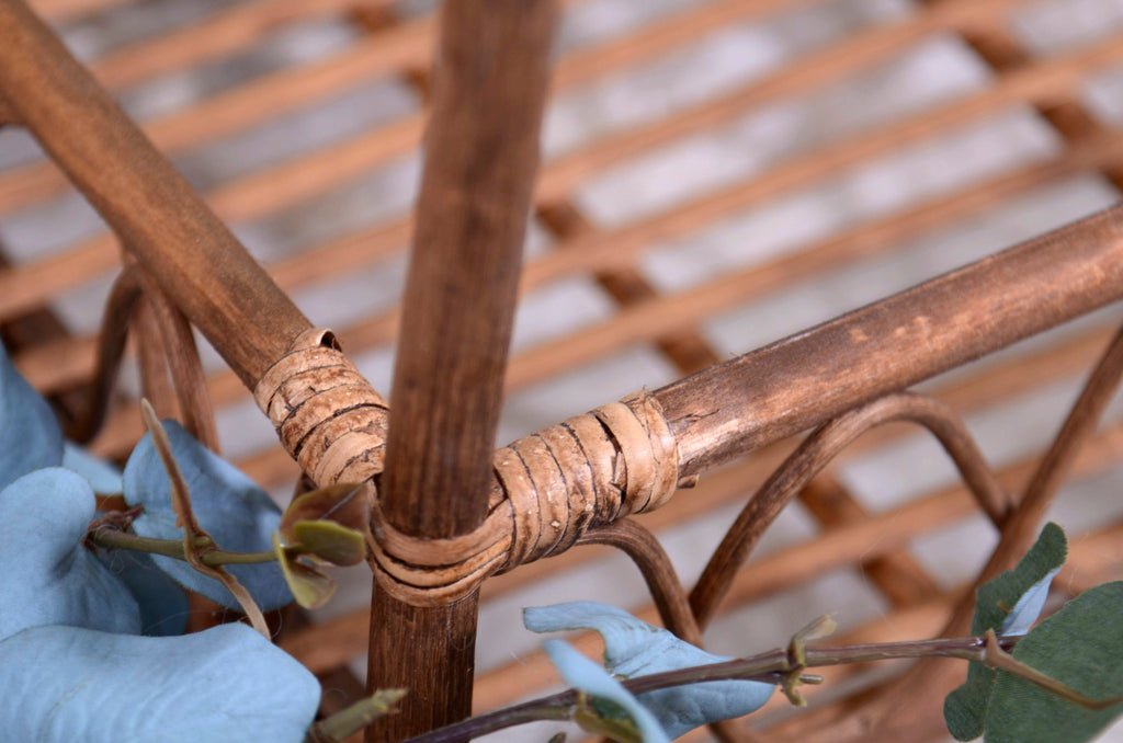 Rustic Rattan Bed - Model 2