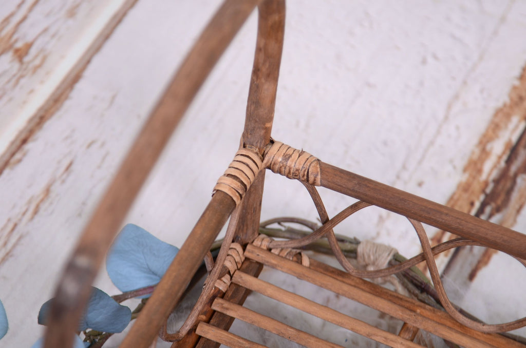 Rustic Rattan Bed - Model 2