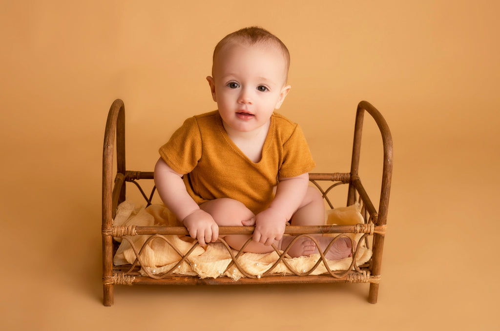Rustic Rattan Bed - Model 2