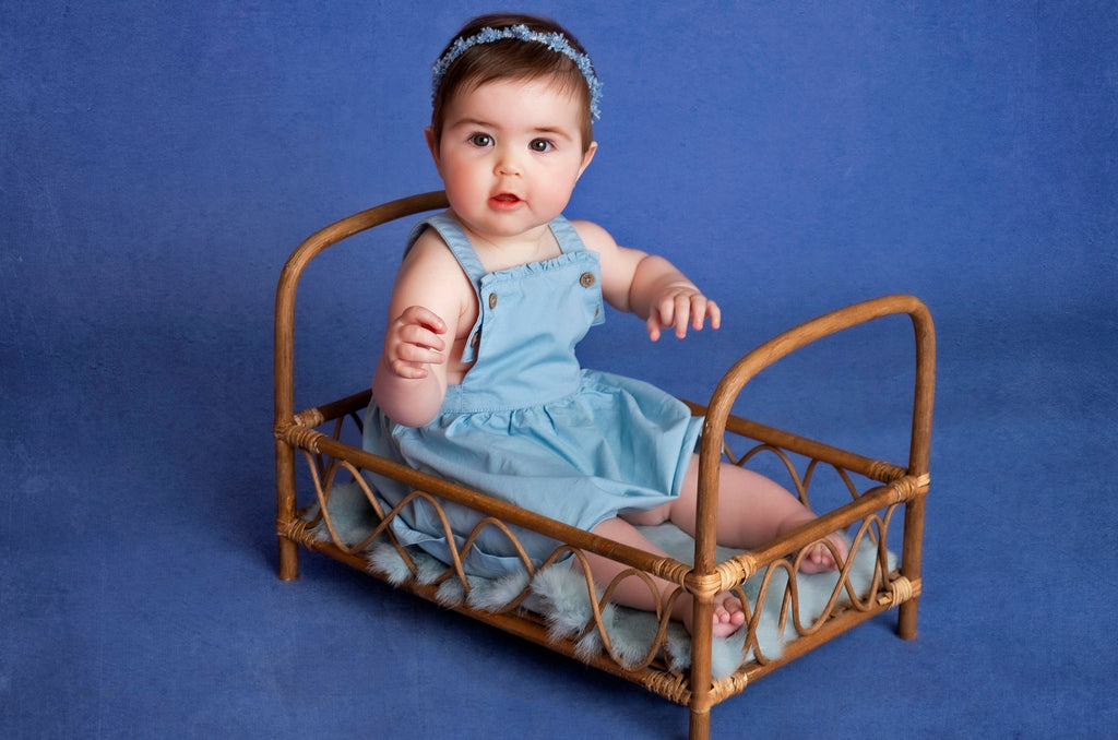 Rustic Rattan Bed - Model 2