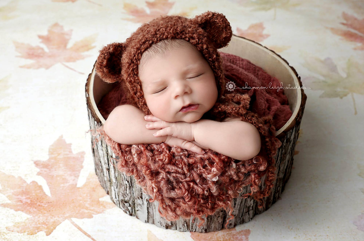Bark Bucket - 14in-Newborn Photography Props