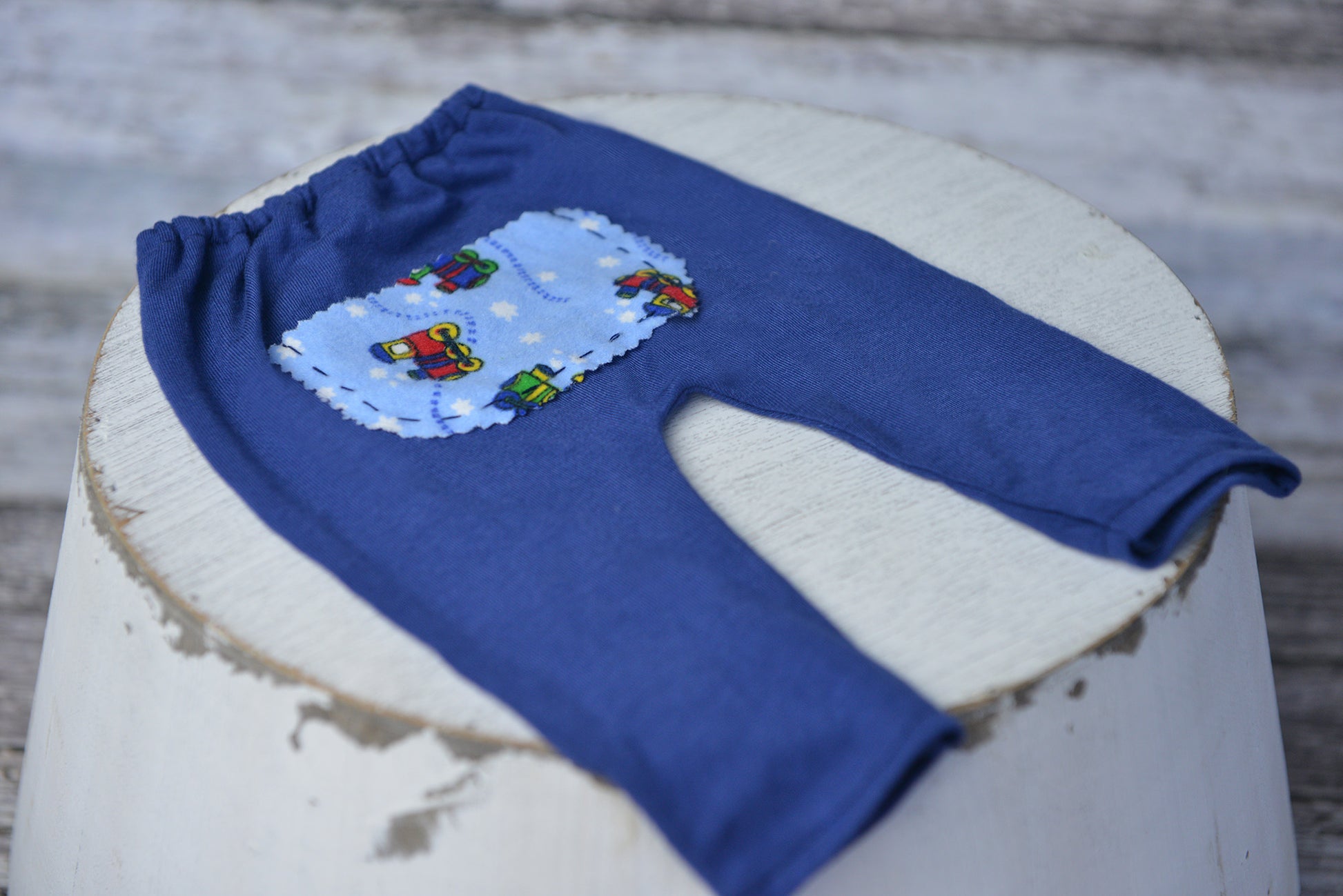 SET Basic Boy with Patch - Blue-Newborn Photography Props