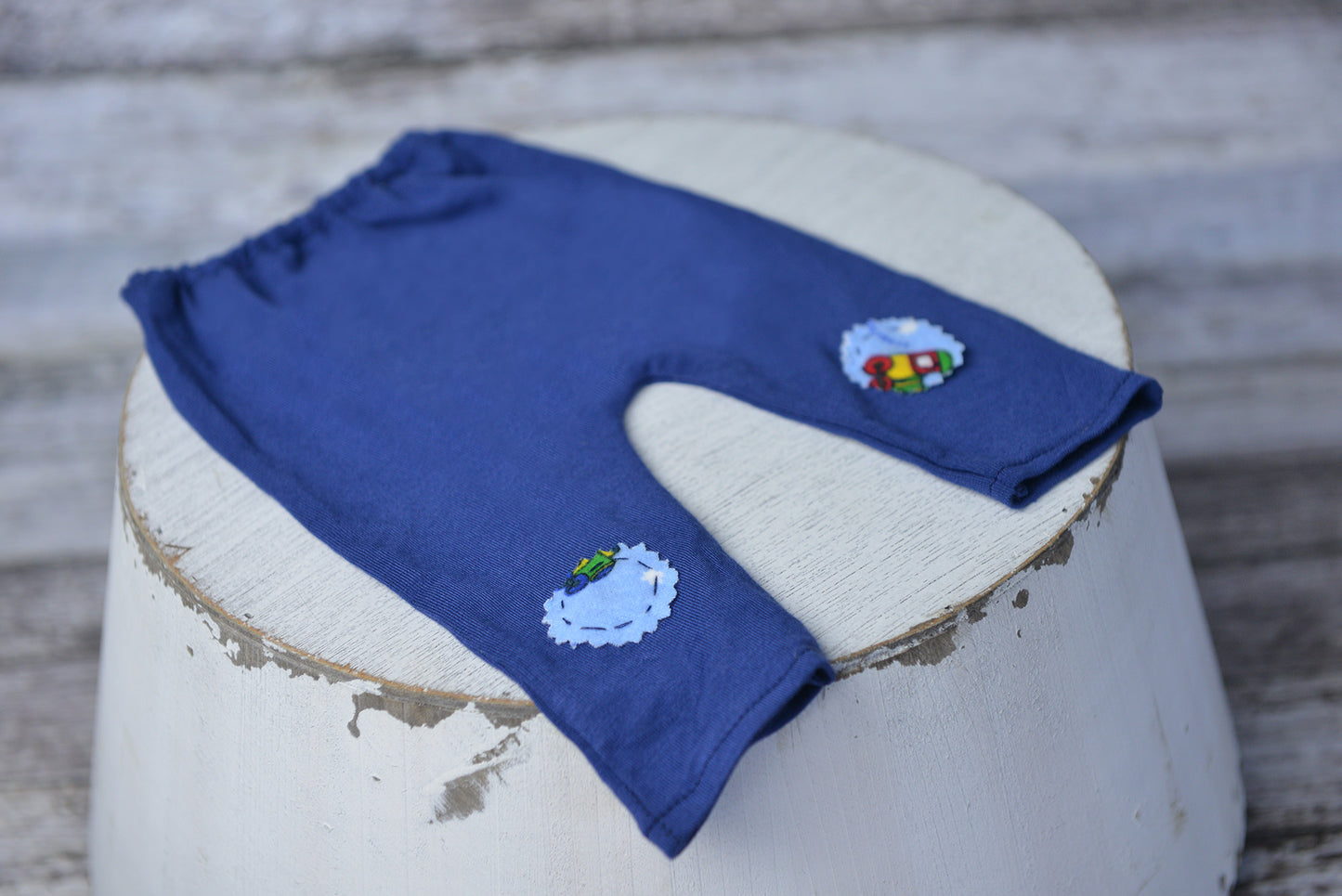 SET Basic Boy with Patch - Blue-Newborn Photography Props