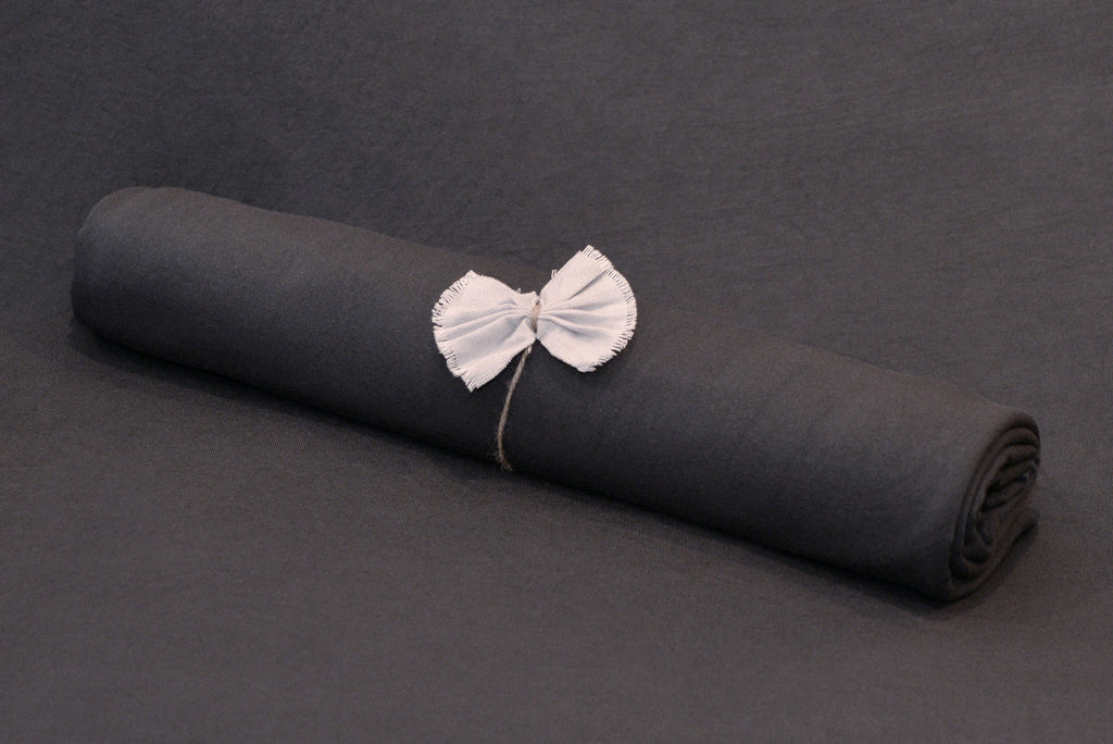 Bean Bag Fabric - Smooth - Dark Charcoal-Newborn Photography Props