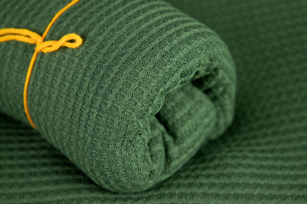 Bean Bag Fabric - Perforated - Olive