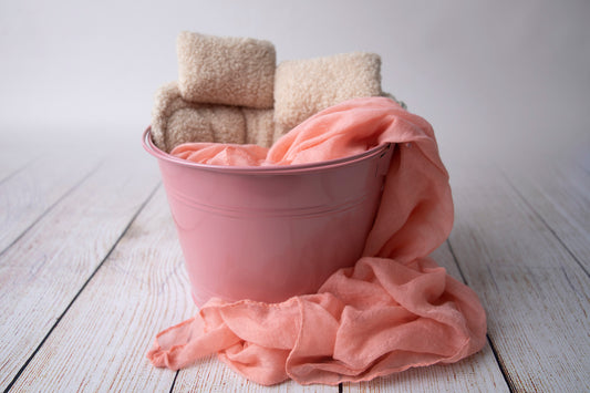 Vintage Bucket - Pink - Bundle Set