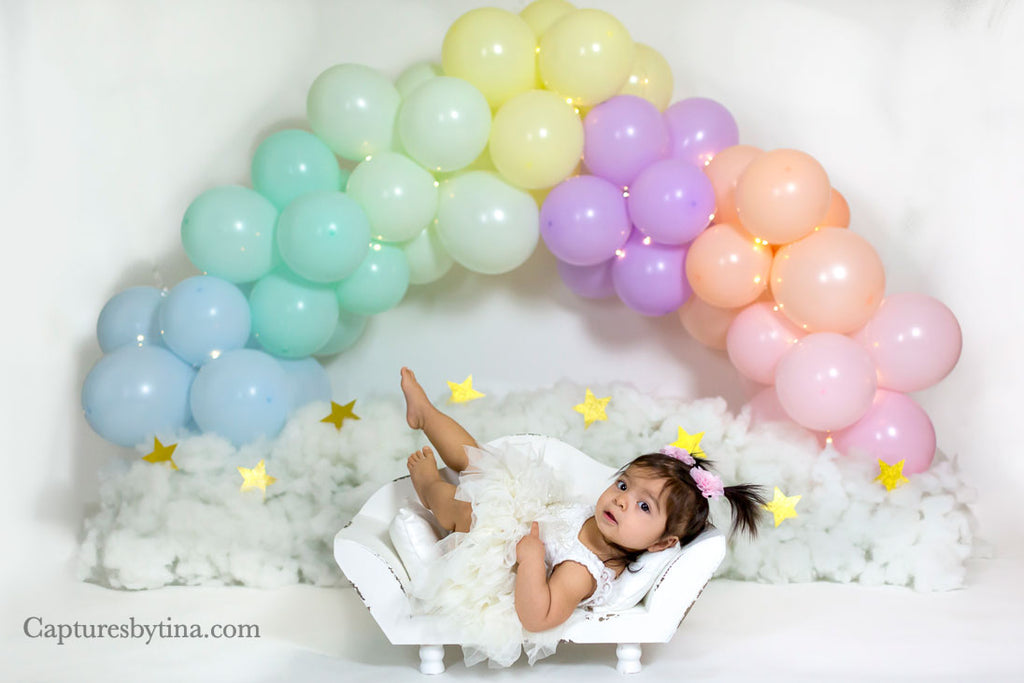 Wooden Bench - Model 1 - White