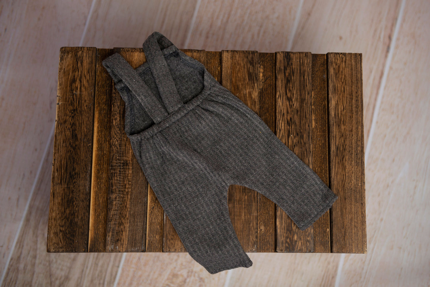 Overall with Buttons - Perforated - Twotone Charcoal