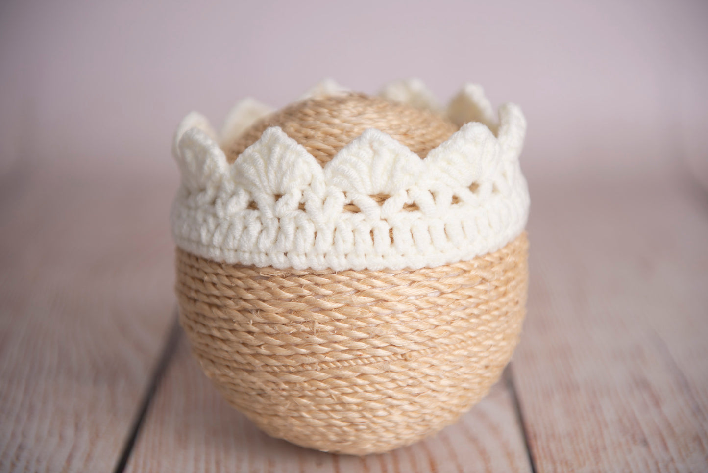 Crochet Crown - Milk White