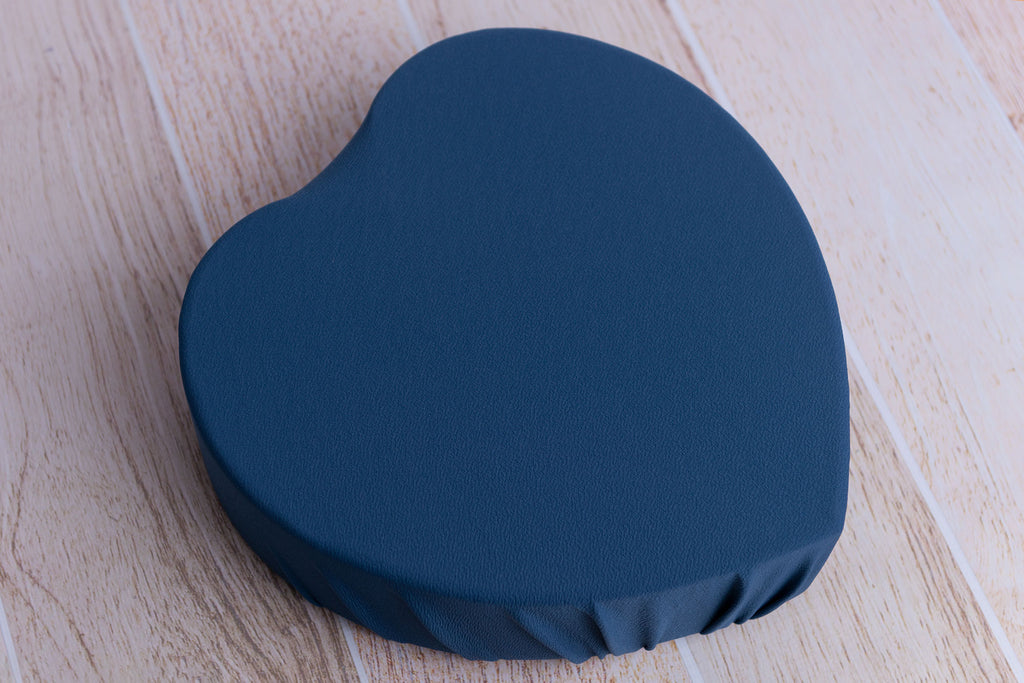 Toggle Tie Cover for Vintage Heart Bowl - Textured - Denim