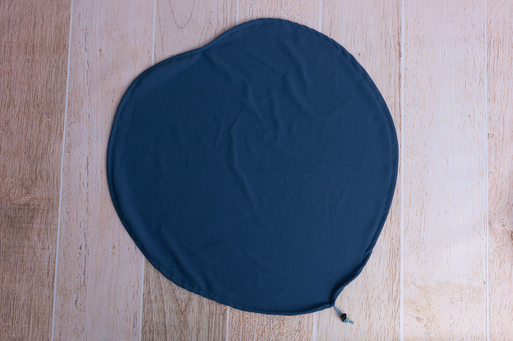 Toggle Tie Cover for Vintage Heart Bowl - Textured - Denim