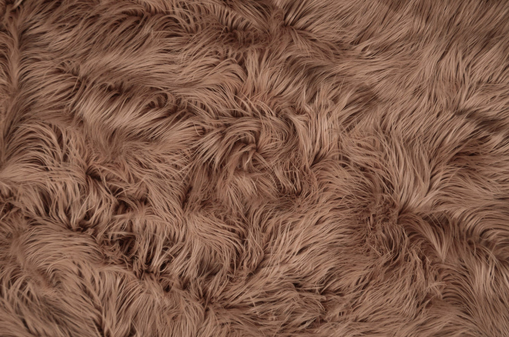 Faux Fur - Camel-Newborn Photography Props