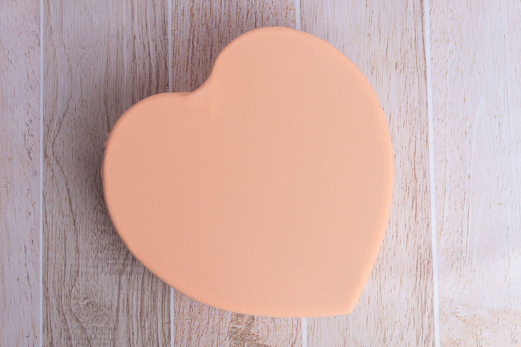 Toggle Tie Cover for Vintage Heart Bowl - Textured - Peach