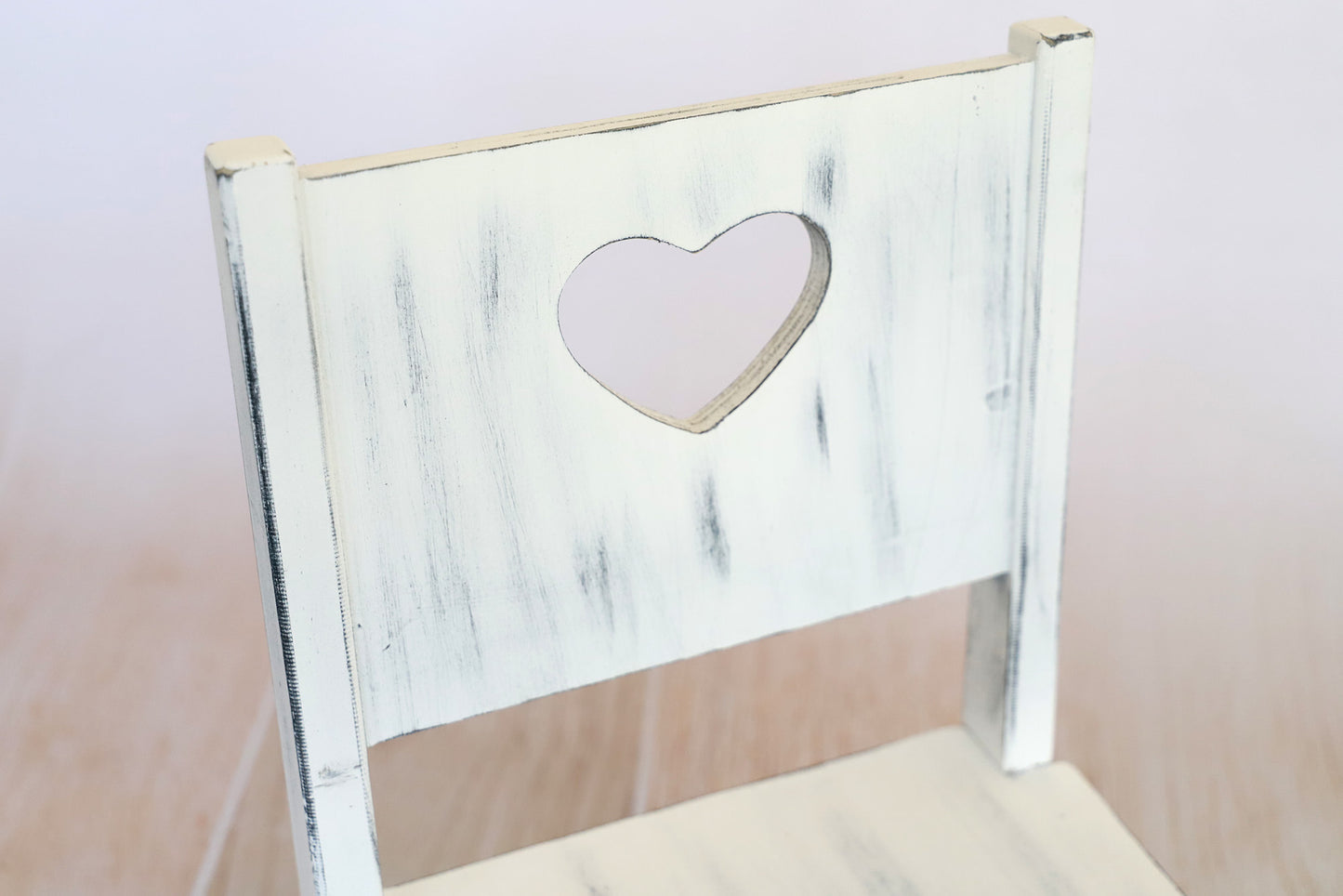 Small Wooden Harlow Chair - Heart Center