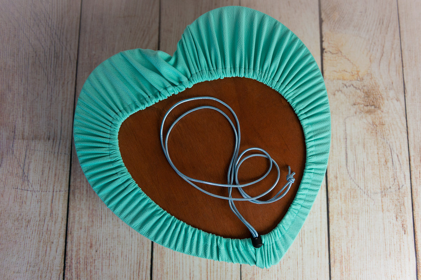 Toggle Tie Cover for Vintage Heart Bowl - Textured - Mint