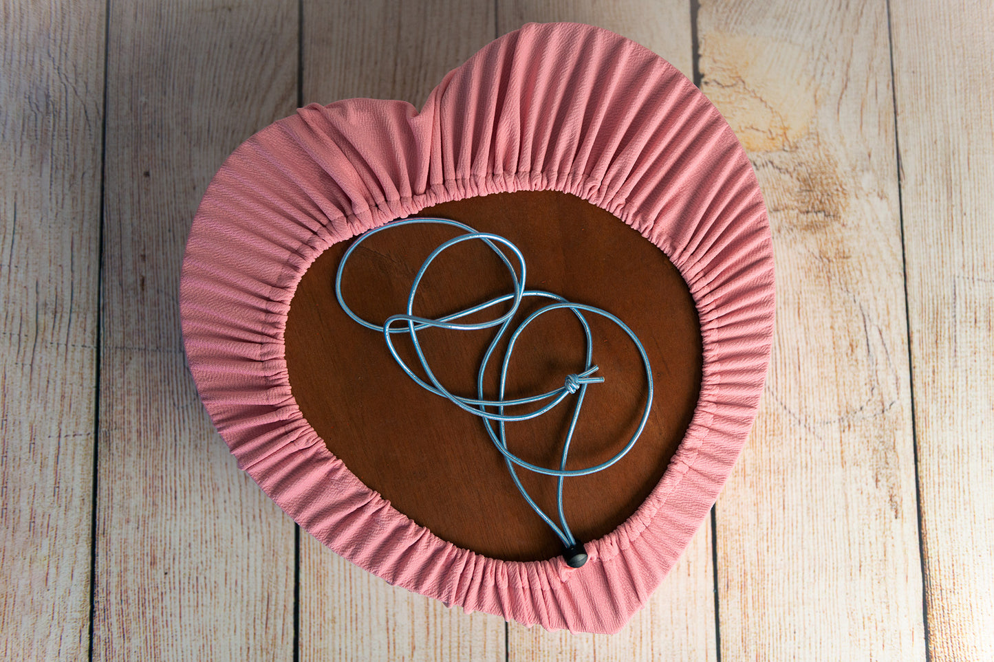 Toggle Tie Cover for Vintage Heart Bowl - Textured - Rose