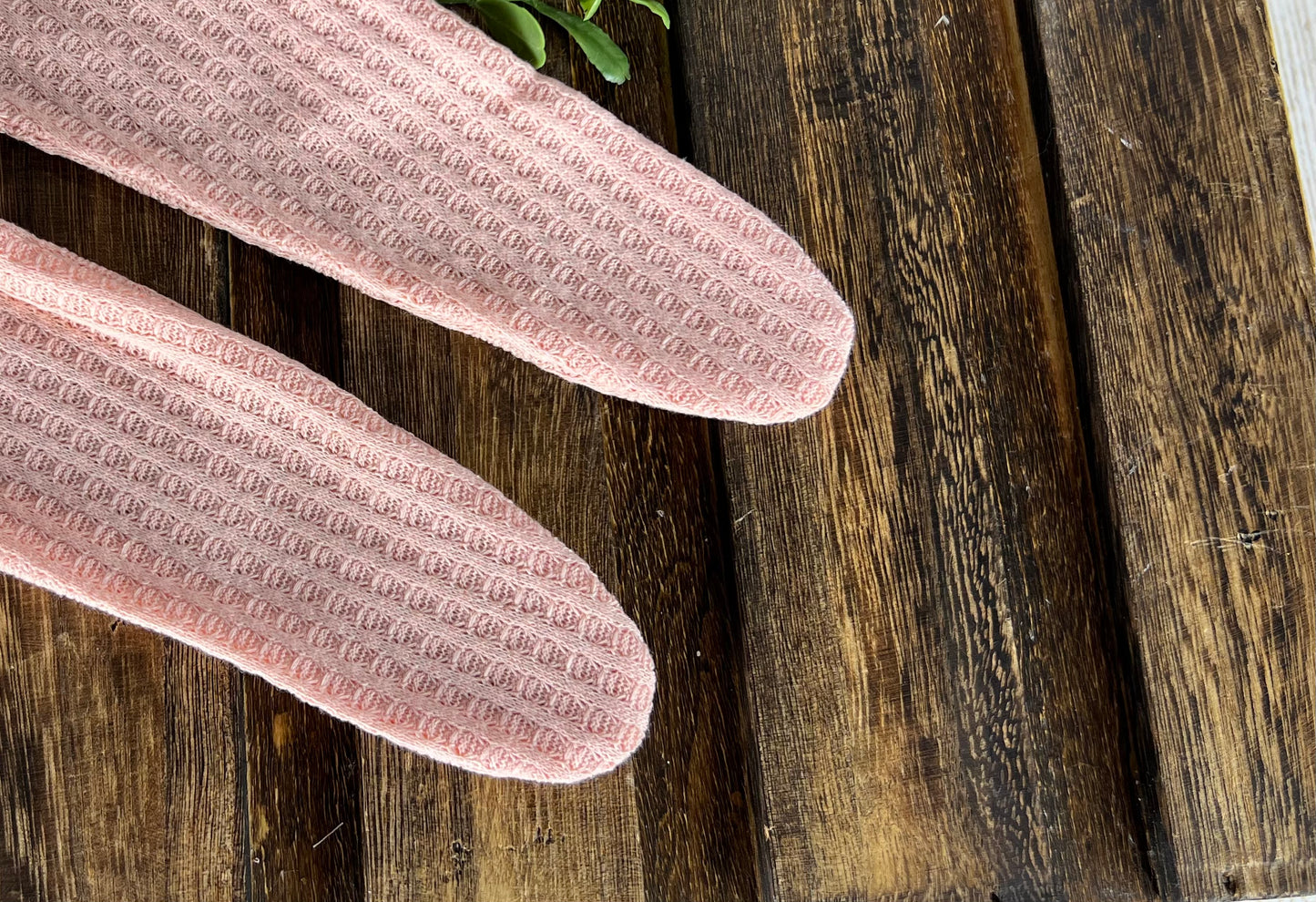 Footed Pajamas - Perforated - Light Salmon